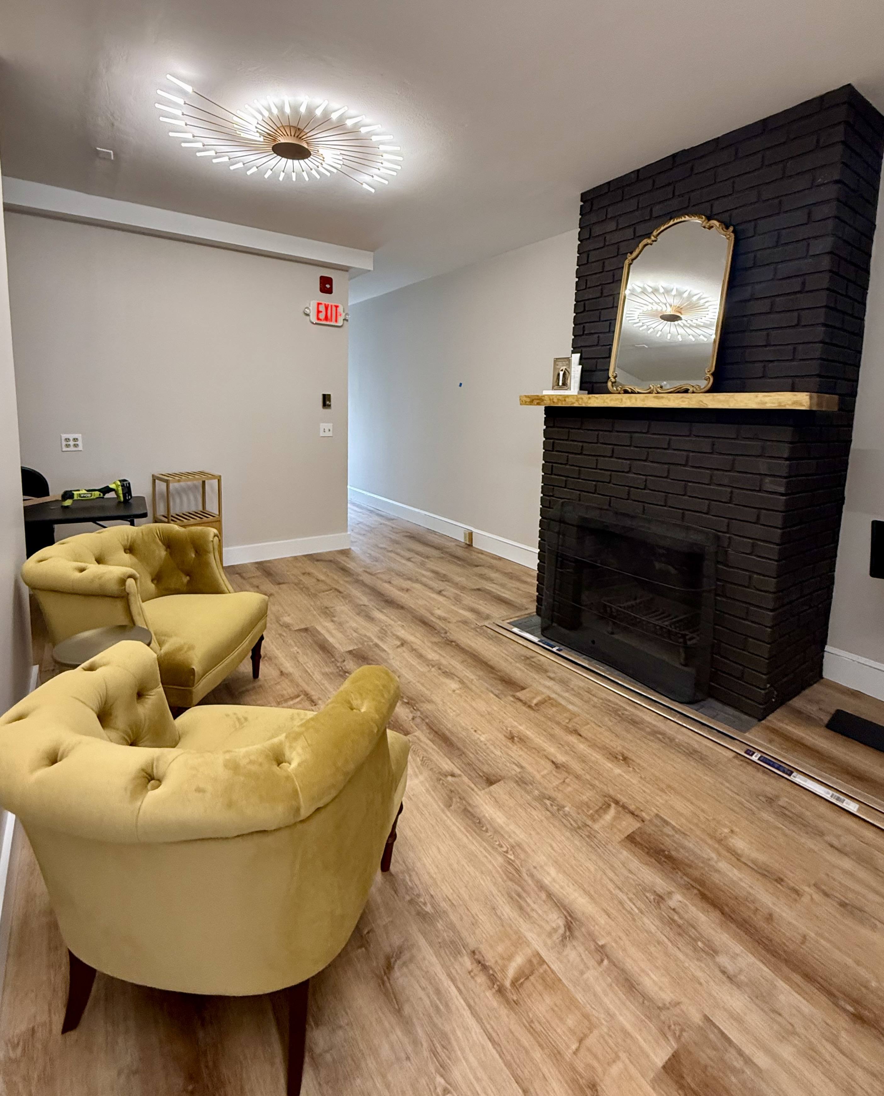 Evolve Beauty Lounge lounge area